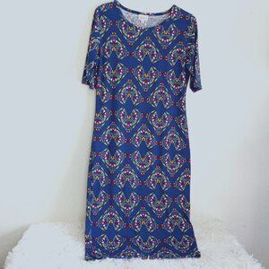 Lularoe Julia Dress Stained glass M colorful M Med